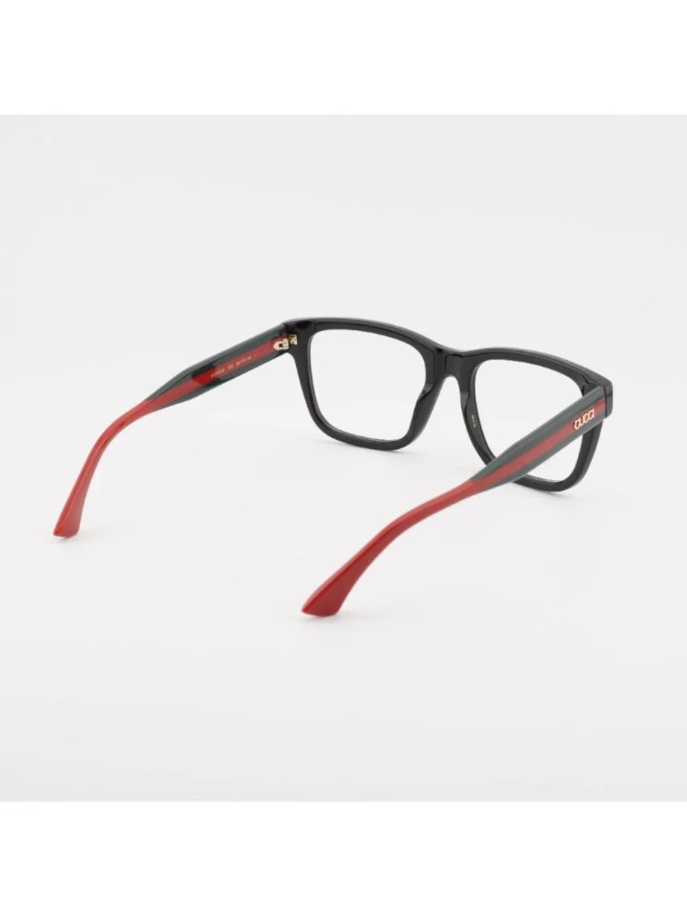 Gucci GG1870O 005 Eyeglasses Black/Red 56mm Square Frame